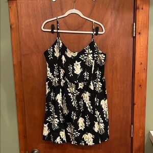 Cotton poplin floral dress H&M size XL NWT